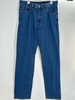 Ermenegildo Zegna Jeans Mens 36x36 Blue Straight 100% Cotton Denim Made In Italy